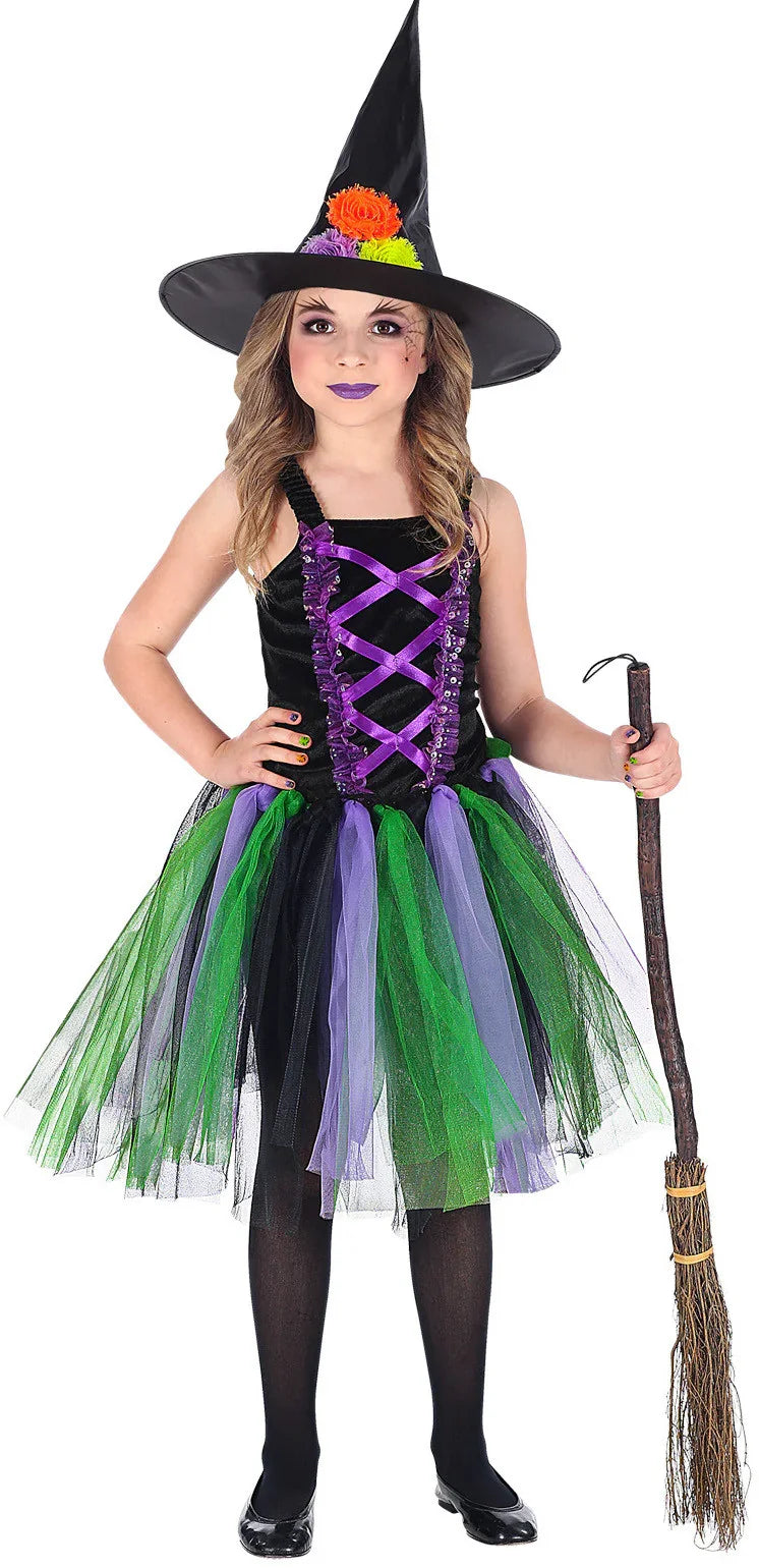 Disfraz de Bruja con Tutú Infantil Brujas Widmann